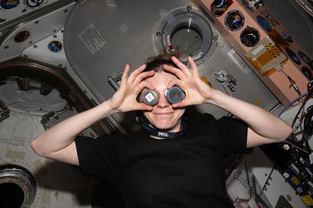 NASA image: NASA astronaut Zena Cardman poses for a playful portrait