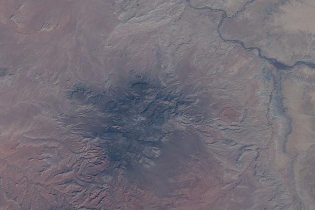 NASA image: Pastora Peak inside Arizona's Navajo Nation