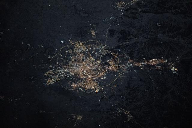 NASA image: Shenyang, China, is pictured from the International Space Station