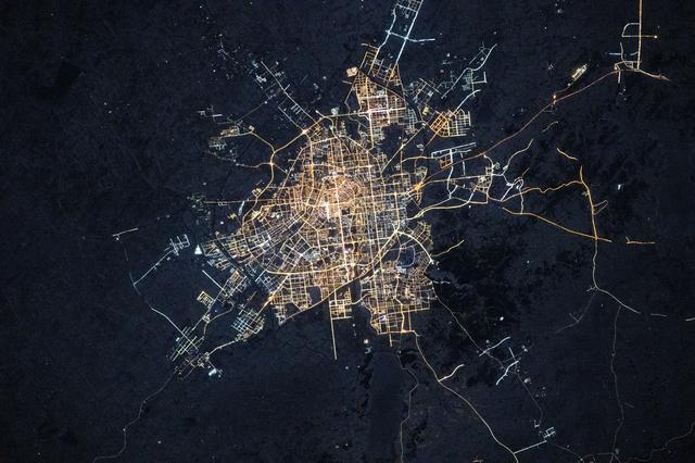 NASA image: Changchun, China, is pictured from the International Space Station