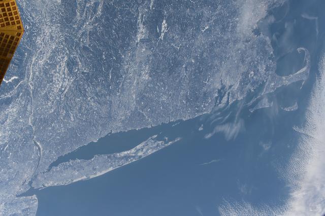 NASA image: The wintry landscape from New Jersey to Massachusetts