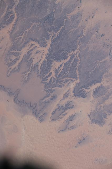 NASA image: Wadis are pictured in the northern Sahara Desert region of Algeria