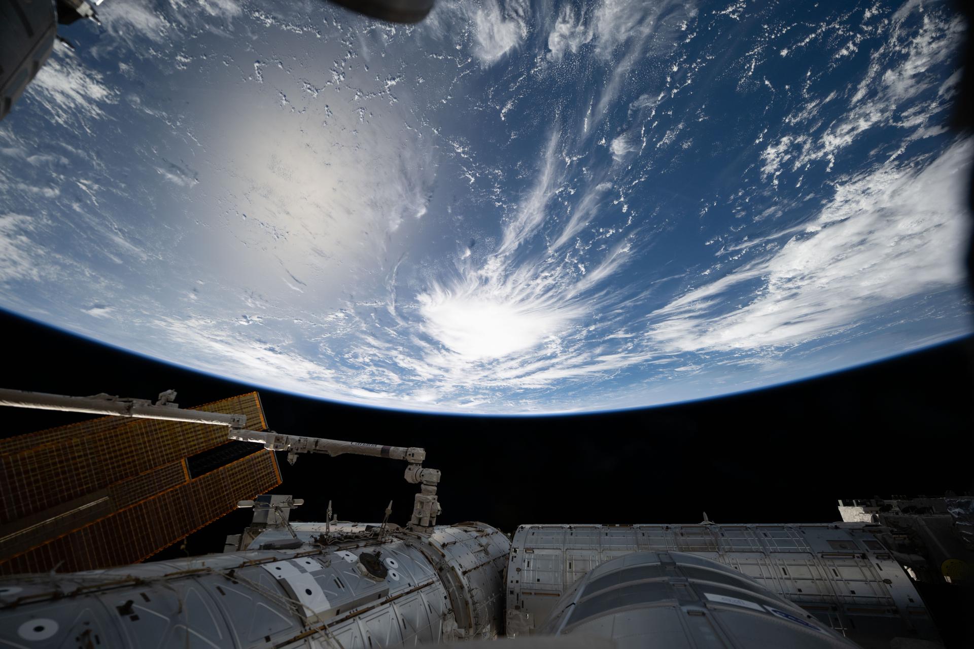 iss075e0159320 (Sept. 30, 2026) --- The sun’s glint beams across the Philippine Sea in this photograph from the International Space Station as it orbited 264 miles above Earth. Credit: ESA/Sophie Adenot