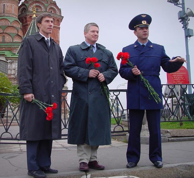 NASA image: Various views of Expedition One crewmembers in Russia