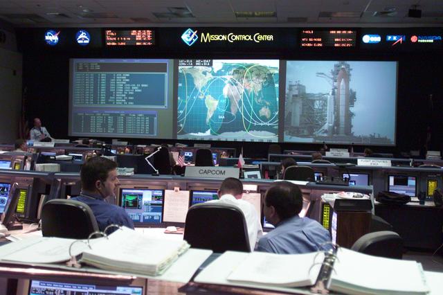 NASA image: STS-100 MCC Launch Activities