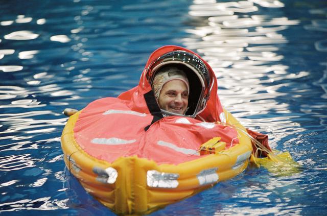 NASA image: STS-112 Water Survival Training, SCTF, NBL