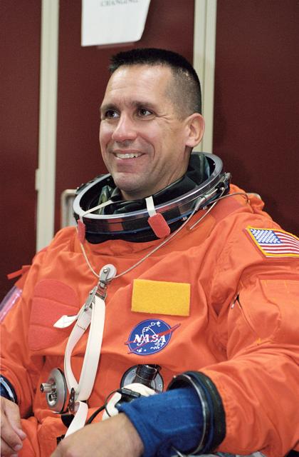 NASA image: Preflight Coverage of the STS-112 and  Expedition 8 Crew during Egress Training