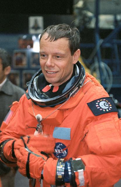 NASA image: Preflight Coverage of the STS-112 and  Expedition 8 Crew during Egress Training