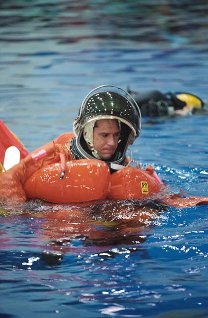 Water Survival Training at NBL - William Oefelein.