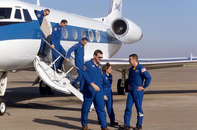 NASA image: STS-109 Crew Return Ceremony at Ellington Field
