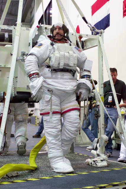 NASA image: STS-115 EVA training at the Neutral Buoyancy Laboratory (NBL)