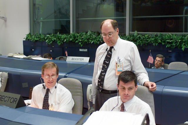 NASA image: Photographic coverage of STS-112 Launch in Mission Control Center (WFCR), Bldg.30.