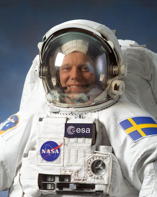 NASA image: Official portrait of Astronaut Christer Fuglesang.