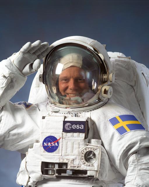 NASA image: Official portrait of Astronaut Christer Fuglesang.