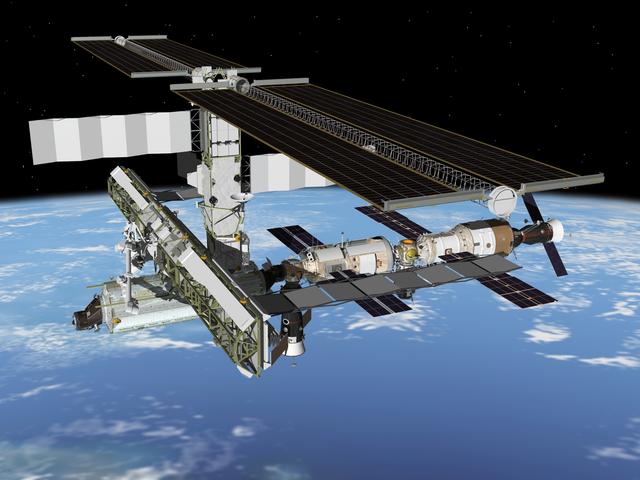 NASA image: Current Configurations of ISS for use on HSF web