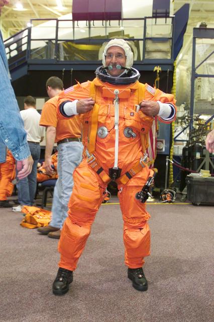 NASA image: Preflight coverage of STS-114 during Emergency Egress Training