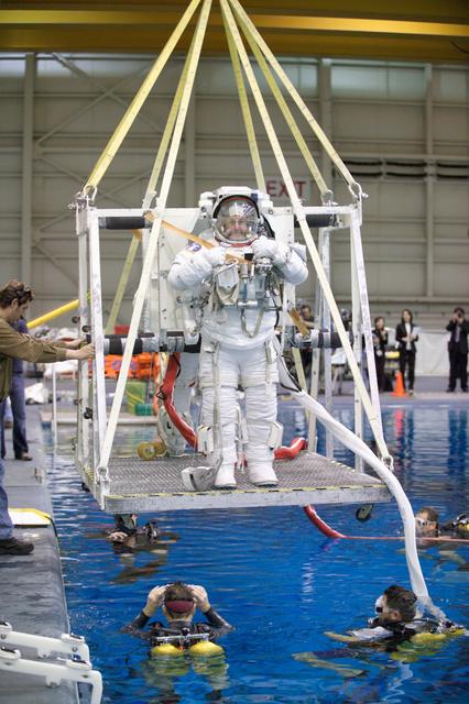 NASA image: STS-114 Media Day at the NBL