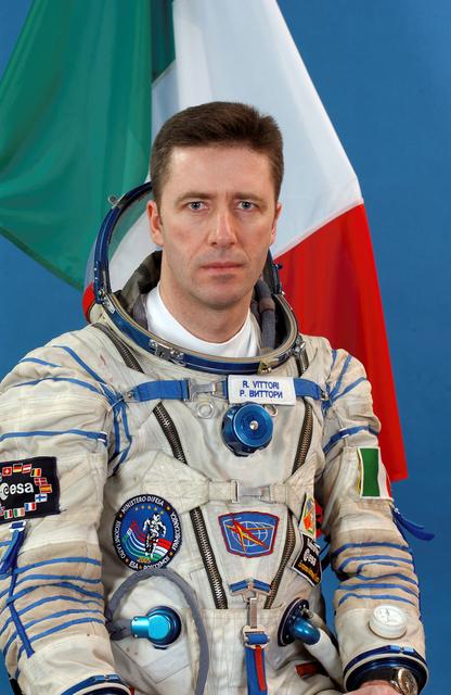 NASA image: Roberto Vittori, European Space Agency, Soyuz flight engineer, TMA-6.