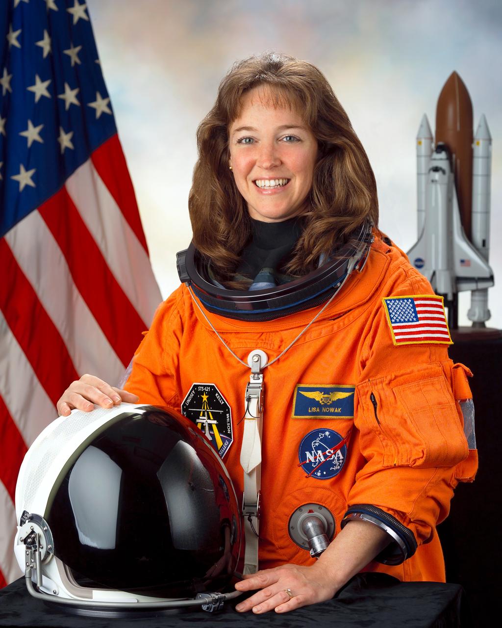 JSC2005-E-20604 (7 March 2005) --- Astronaut Lisa M. Nowak, mission specialist.