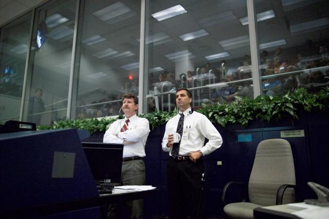NASA image: STS-114 Mission Support - Flight Controllers on Launch Day