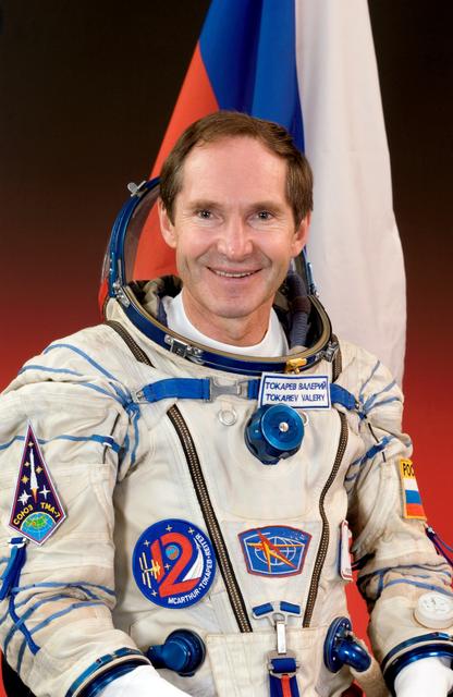 NASA image: Cosmonaut Valery I. Tokarev, Expedition 12 flight engineer and Soyuz commander