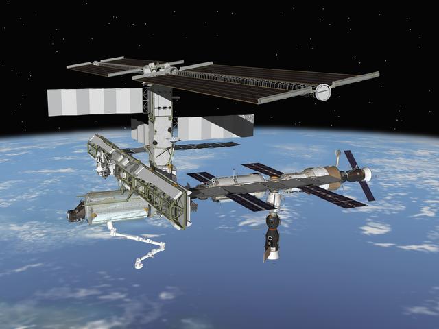 NASA image: Current Configurations of ISS for use on HSF web