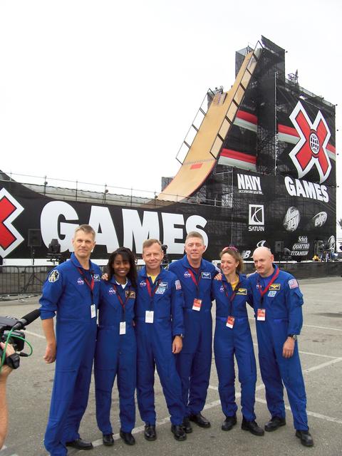 NASA image: STS-121 Crew attends the "X Games" in Los Angeles