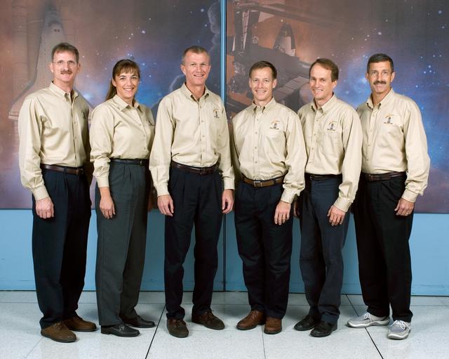 NASA image: STS-115 Post Media Briefing Crew Photos