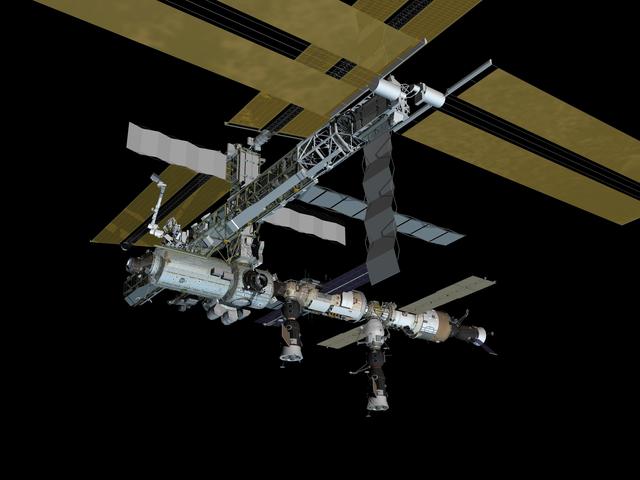 NASA image: Current Configurations of ISS for use on HSF web