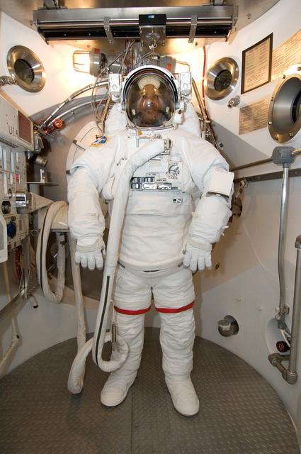 NASA image: Crew Station Airlock Training, STS-116, SSATA Chamber