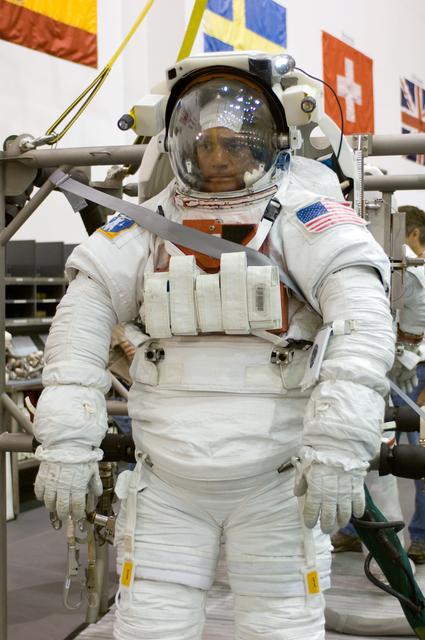 NASA image: STS-117 Crew during an EVA 3 Run at the NBL