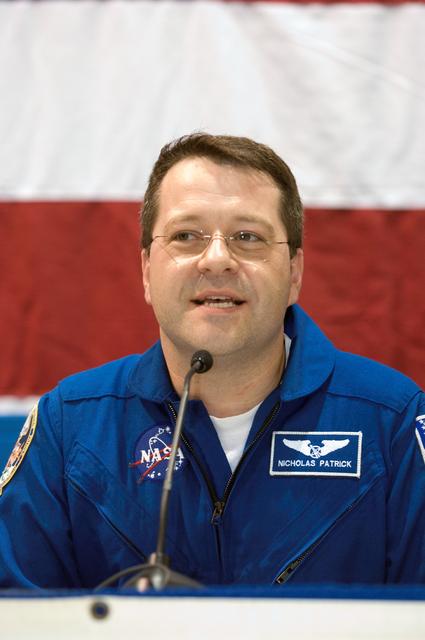 NASA image: STS-116 Crew and ESA astronaut Thomas Reiter during Crew Return Ceremony