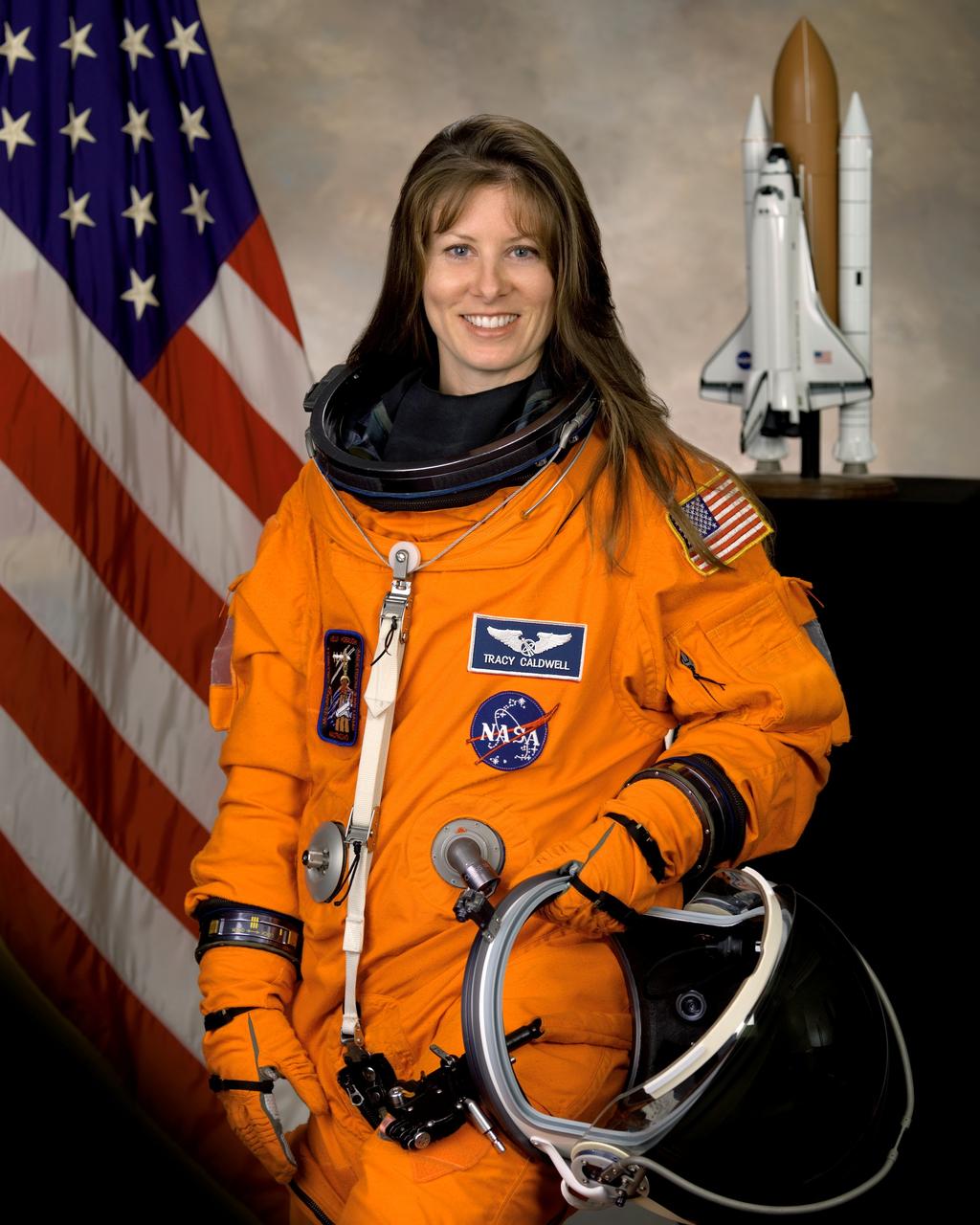 JSC2007-E-33315 (4 May 2007) --- Astronaut Tracy E. Caldwell, mission specialist [alternate portrait]