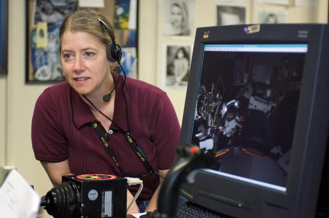 NASA image: STS-120 crew along with Expedition crew members Dan Tani and Sandra Magnus