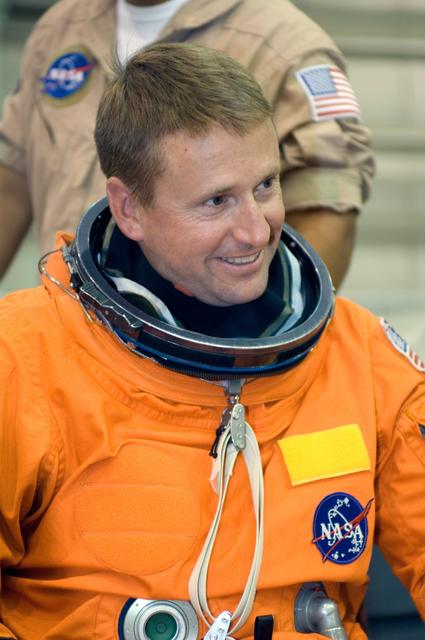 NASA image: STS-124 water survival training at the Neutral Buoyancy Laboratory (NBL) with STS-124 crew