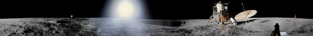 NASA image: Panoramas of Apollo sites 