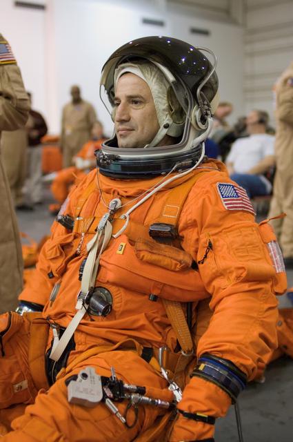 NASA image: STS-120 water survival training at the NBL