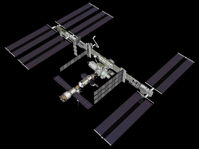 NASA image: Current Configuration of the ISS for use on HSF website