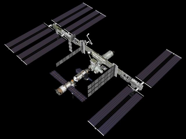 NASA image: Current Configuration of the ISS for use on HSF website