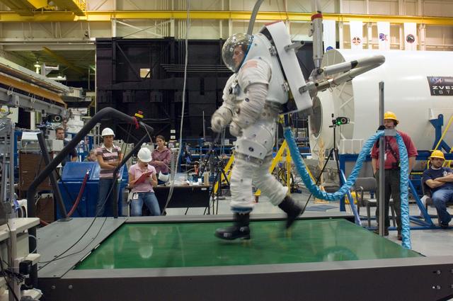 NASA image: Constellation Program walkback test in Bldg. 9NW - POGO Floor