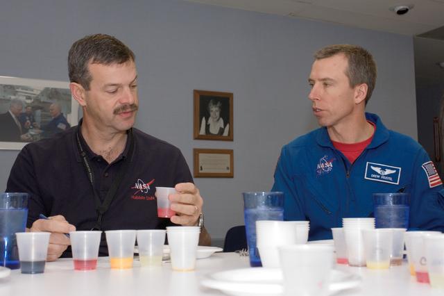 NASA image: STS-125 Food Tasting