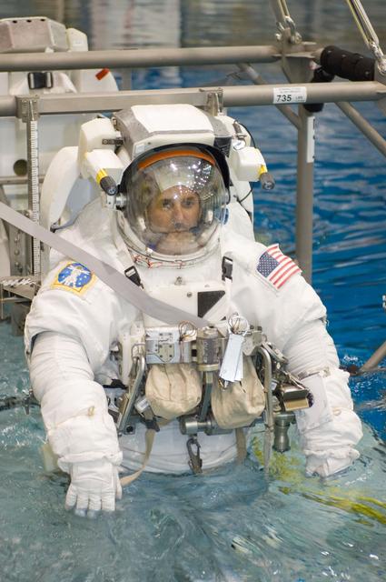 NASA image: STS-119 crew members Steve Swanson and Joe Acaba