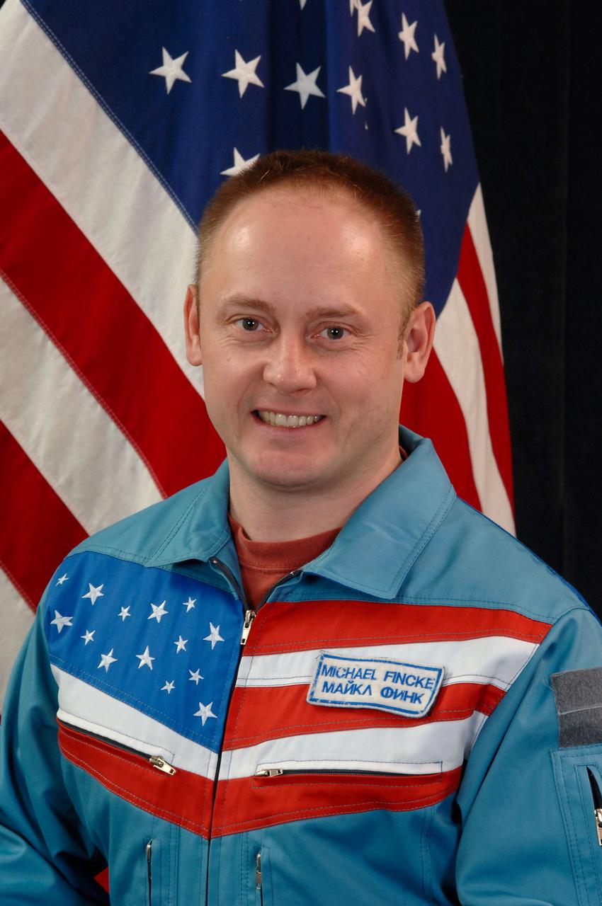 JSC2008-E-117651 (28 Aug. 2008) --- NASA astronaut Michael Fincke, Expedition 18 commander, takes a break from training in Star City, Russia to pose for a portrait. Photo credit: Gagarin Cosmonaut Training Center