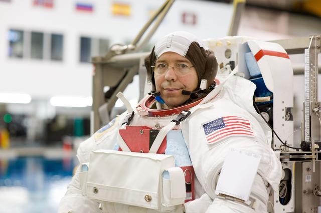NASA image: Expedition 19 crew members Mike Barratt and Gennady Padalka