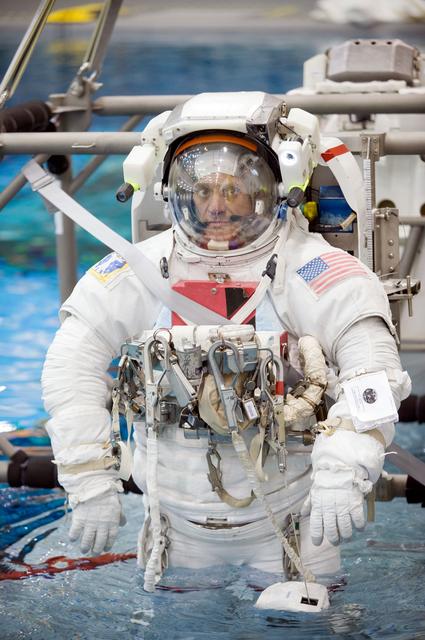 NASA image: Preflight coverage of STS-128 crew members Danny Olivas and Christer Fuglesang 