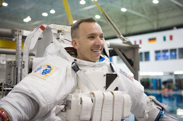 NASA image: STS-129 crew members Mike Foreman, Randy Bresnik, Barry 'Butch' Wilmore and Robert Satcher 