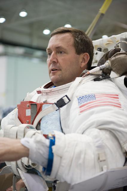 NASA image: STS-129 crew members Mike Foreman, Randy Bresnik, Barry 'Butch' Wilmore and Robert Satcher 