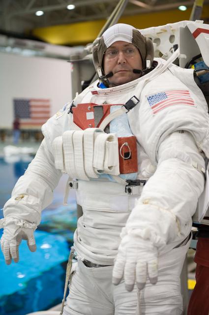 NASA image: STS-129 crew members Mike Foreman, Randy Bresnik, Barry 'Butch' Wilmore and Robert Satcher 