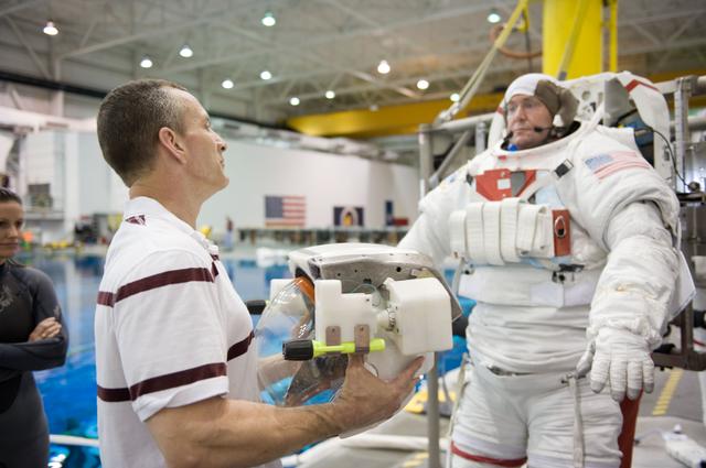 NASA image: STS-129 crew members Mike Foreman, Randy Bresnik, Barry 'Butch' Wilmore and Robert Satcher 