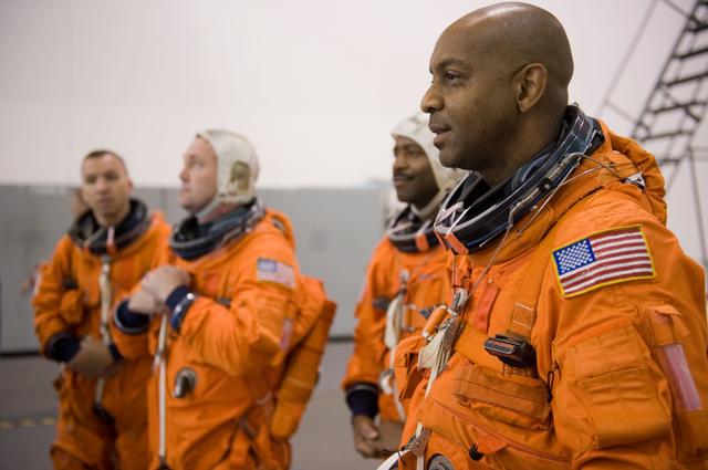 NASA image: STS-129 Water Survival Training at the NBL